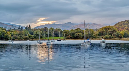 Windermere, one of the best English boating areas